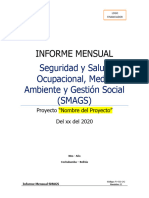 Informe Mensual Smags - Tuberias