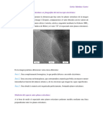 Planos Reticulares en Fotografías Del Microscopio Electrónico Carlos Martínez Castro