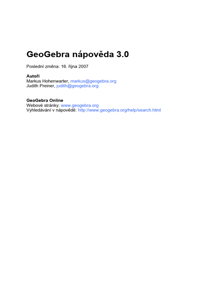 Manual Geogebra | PDF