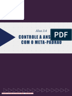 3.4 Controle A Ansiedade Com o Meta Padrão