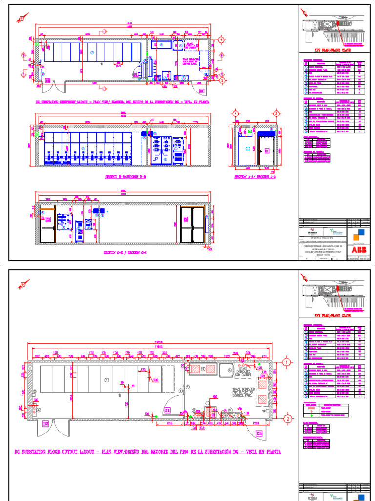 DG Substation E-House Layout - Rev-2 | PDF
