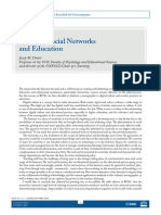 Artículo en Íngles Por Director de UNESCO E-Learning - Internet, Red Social y Educación en La Universidad, Es Muy Importante Incorporar