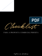 Checklist: para A Proposta Comercial Perfeita