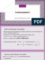 Materi MT1 Dan 2 - Bilangan Kompleks