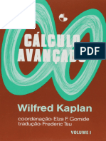 Resumo Calculo Avancado Volume 1 Wilfred Kaplan