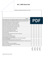 UMS Checklist DCM 01.03.h-91 Rev 06