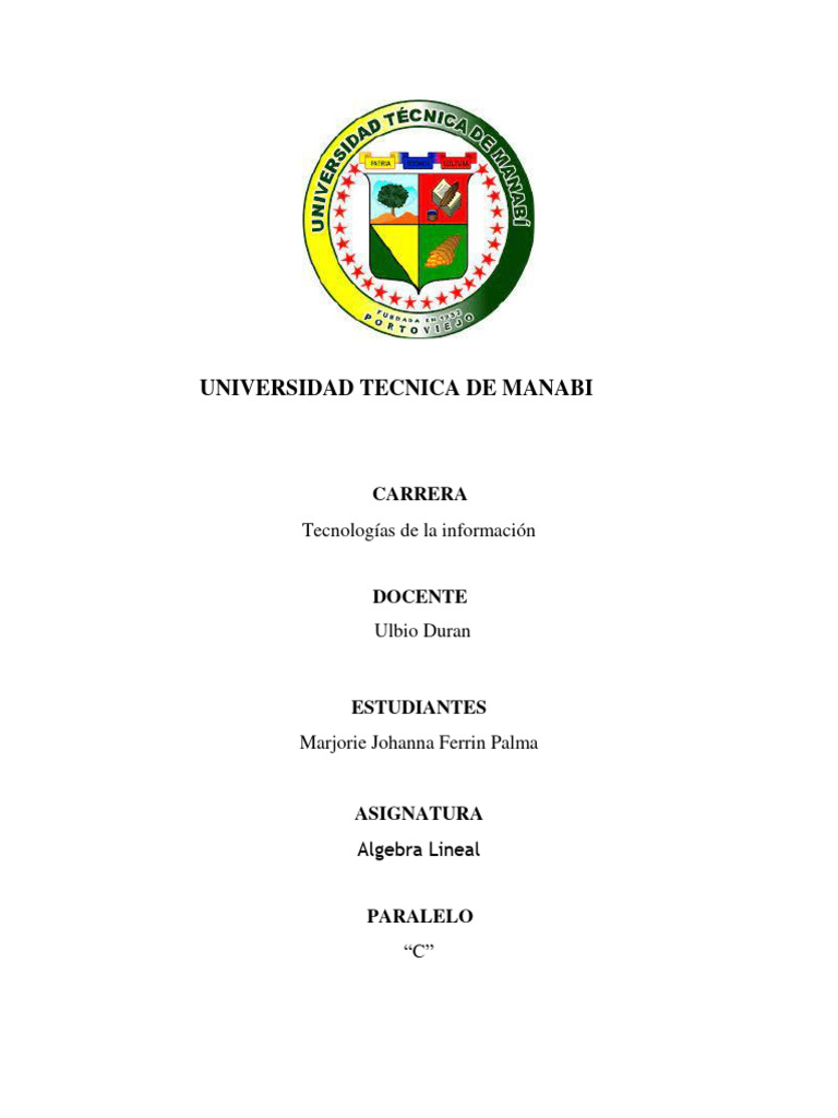 Algreba Lineal | PDF | Matriz (Matemáticas) | Ecuaciones