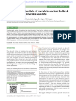 Therapeutic Potentials of Metals in Anci