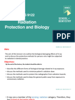 BDS9122 - Radiation Protection and Biology - Lecture