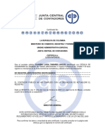 Certificado Disciplinario Claudia 2023 Octubre