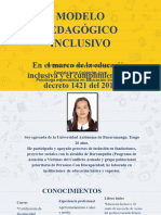 Capacitación Modelo Pedagógico Inclusivo Año 2022