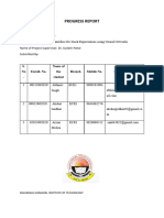 Project Progress Report