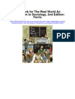 Instant Download Test Bank For The Real World An Introduction To Sociology 2nd Edition Ferris PDF Scribd