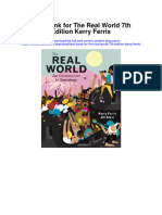 Instant Download Test Bank For The Real World 7th Edition Kerry Ferris PDF Scribd