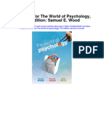 Instant Download Test Bank For The World of Psychology 7th Edition Samuel e Wood PDF Scribd