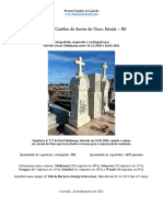 Relação de Sepultados No Cemitério Católico de Arroio Do Ouro Estrela - RS