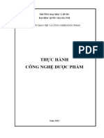 Thực tập Công nghệ dược phẩm 2023