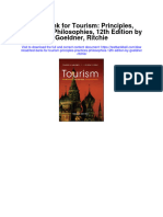 Instant Download Test Bank For Tourism Principles Practices Philosophies 12th Edition by Goeldner Ritchie PDF Scribd