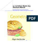 Instant Download Geometry 1st Edition Martin Gay Solutions Manual PDF Scribd