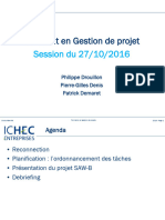Ichec Gestion de Projet - Seance 7 - 27 Oct 2016
