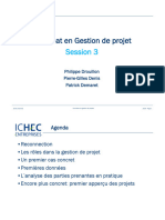 Ichec Gestion de Projet - Se-Ance 4 - 11 Oct 2016