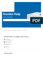 Introduction To Pages and Menus - Docebo Help & Support