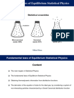 Molecular Physics Statistics 5 Ensembles
