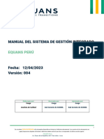 SGI-MA-001 Manual Del Sistema de Gestión Integrado