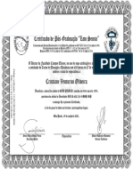 Certificado Pos Graduacao - EAD