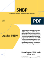 Jalur Masuk SNBP 2024