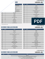 Stand Allocation Guide - Summer 2022