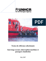 Textes de Référence Sélectionnés - Sauvetage en Mer Interception Maritime