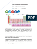 Nomes Dos Novos Elementos Quimicos Da Tabela Periodica