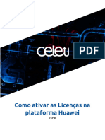 Ativando Licenças Plataforma Huawei