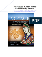 Instant Download Test Bank For Voyages in World History Volume 1 3rd Edition by Hansen PDF Scribd