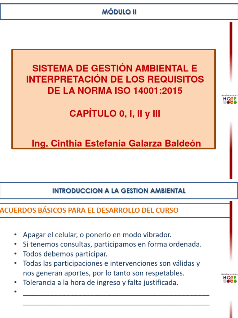 Interpretación de ISO 14001:2015 | PDF | Entorno natural | Análisis FODA