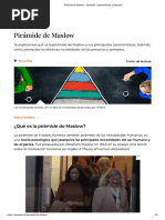 Pirámide de Maslow - Concepto, Características y Ejemplos