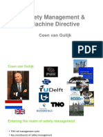 Safety Management & Machine Directive: Coen Van Gulijk
