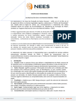 Politica de Privacidade PNLD Avaliacao