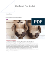 Amigurumi Otter Family Free Crochet Pattern