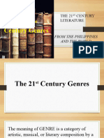 21st Lesson 2 21st Century Genres Lesson No. 3