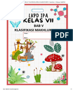 LKPD IPA KELAS VII MATERI KLASIFIKASI MAKHLUK HIDUP - Unduh Buku - 1-8 Halaman - FlipHTML5