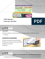 Clase 04 - Sistemas de Ecuaciones Lineales