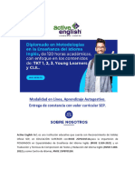 U - Diplomado en Metodologías en La Enseñanza Del Idioma Inglés. - Active English A.C.