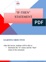 g8 q3 Week Lesson If Then Statements