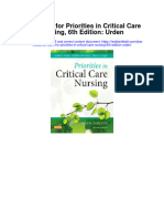 Instant Download Test Bank For Priorities in Critical Care Nursing 6th Edition Urden PDF Full