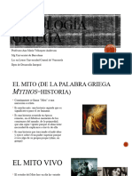 Mito Presentación MITOLOGÍA GRIEGA