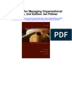 Instant Download Test Bank For Managing Organizational Change 2nd Edition Ian Palmer PDF Ebook