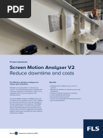 Screen Motion Analyser - Datasheet