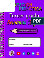 ? 3° S12 S13 PLANEACIÓN DIDÁCTICA ? Esmeralda Te Enseña ?